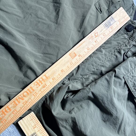 Y2k 2000s BSA Baggy Cargo Shorts Mens Medium 35x11 Boy Scouts America Surplus - Picture 10 of 16